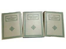 Plumbing-The Modern Practical Plumber- Set Of Vintage Books On Plumbing 1940's