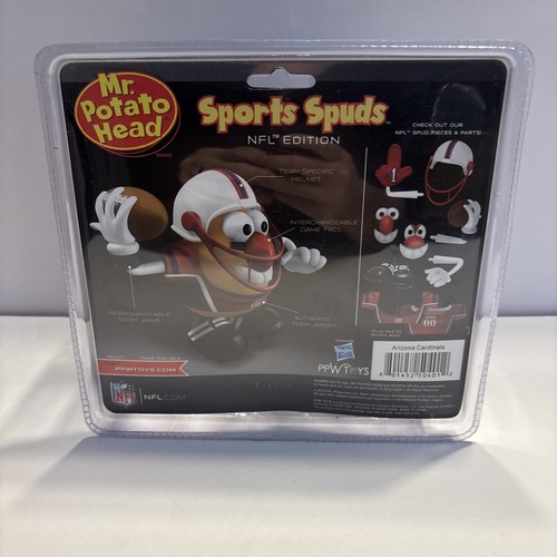 Arizona Cardinals Mr. Potato Head Jersey Sports Spuds NFL Figure NEW Sealed - Picture 5 of 5