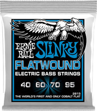 Ernie Ball Extra Slinky Flatwound Bass Strings 40-95 Gauge P02815