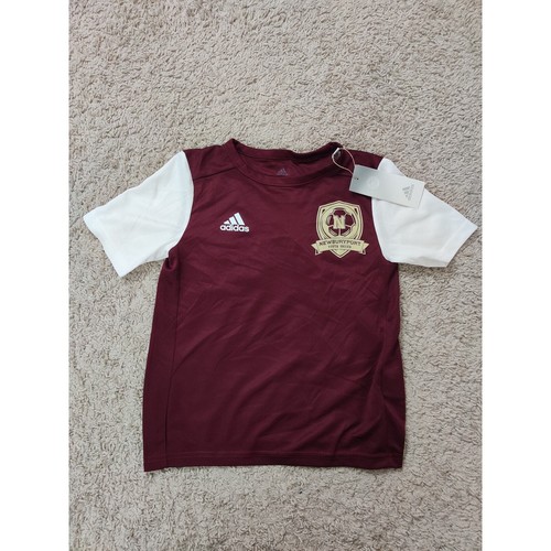 (V) NEW Adidas Aeroready Youth NewBuryPort Youth Soccer #27 shirt jersey sz XS - Picture 2 of 9