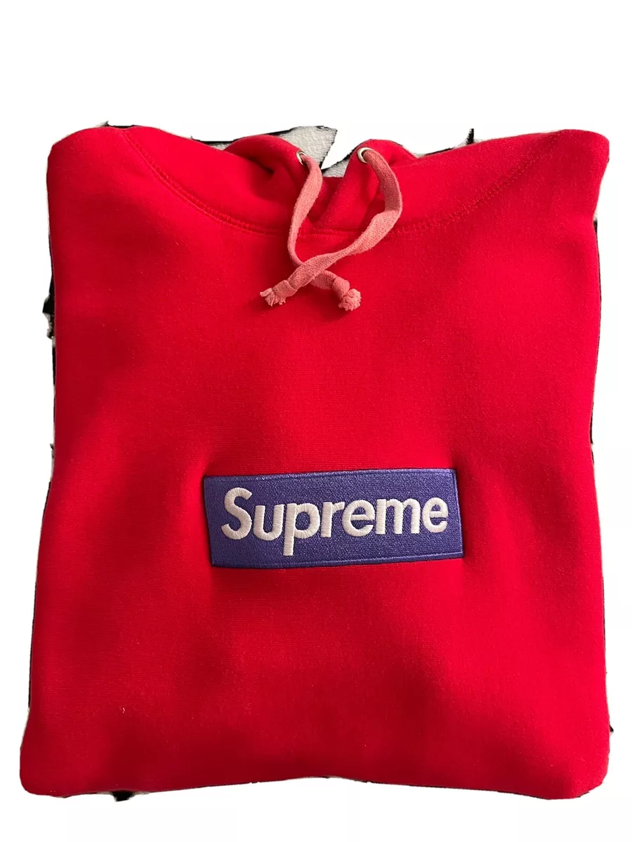 Supreme Box Logo Hooded Sweatshirt (FW17) Red Pre-Owned