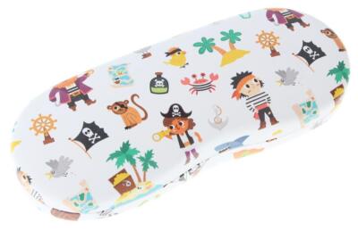 Buntes Kinder-Hartschalenetui ROXY mit niedlichem Piraten-Motiv NEU