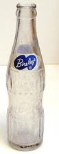 Bireley's Non-Carbonated beverage bottle; 2-color ACL soda pop bottle