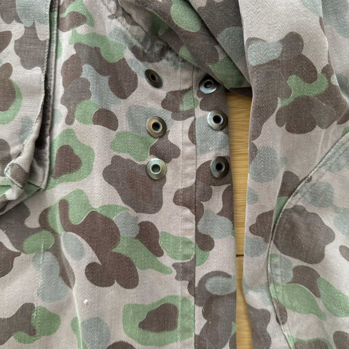 VTG Austrian KAZ 57 Pea Dot Erbsenmuster Camo Parka Coat HBA Army