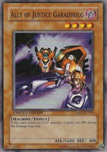 Ally of Justice Garadholg - HA01-EN015 - Super Rare - Limited x3 - Lightly Playe