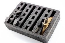 Precut 4 pistol handgun gun Optic ready super wide foam for Apache 3800 case