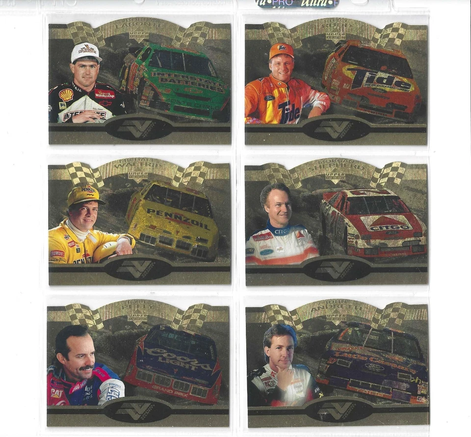 *1996 Upper Deck VIRTUAL VELOCITY GOLD-# VV 8 Darrell Waltrip-ONE CARD ONLY!* - Image 2 of 2