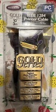 Belkin IEEE 1284 Printer Cable DB25 Male Parallel 10  Gold Series New Sealed Box