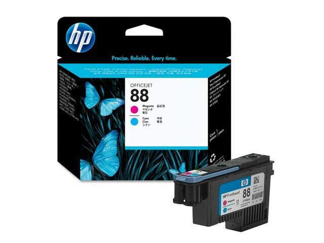 Tête d'impression HP 88 C9382A pour réparer les lignes de couleur OfficeJet