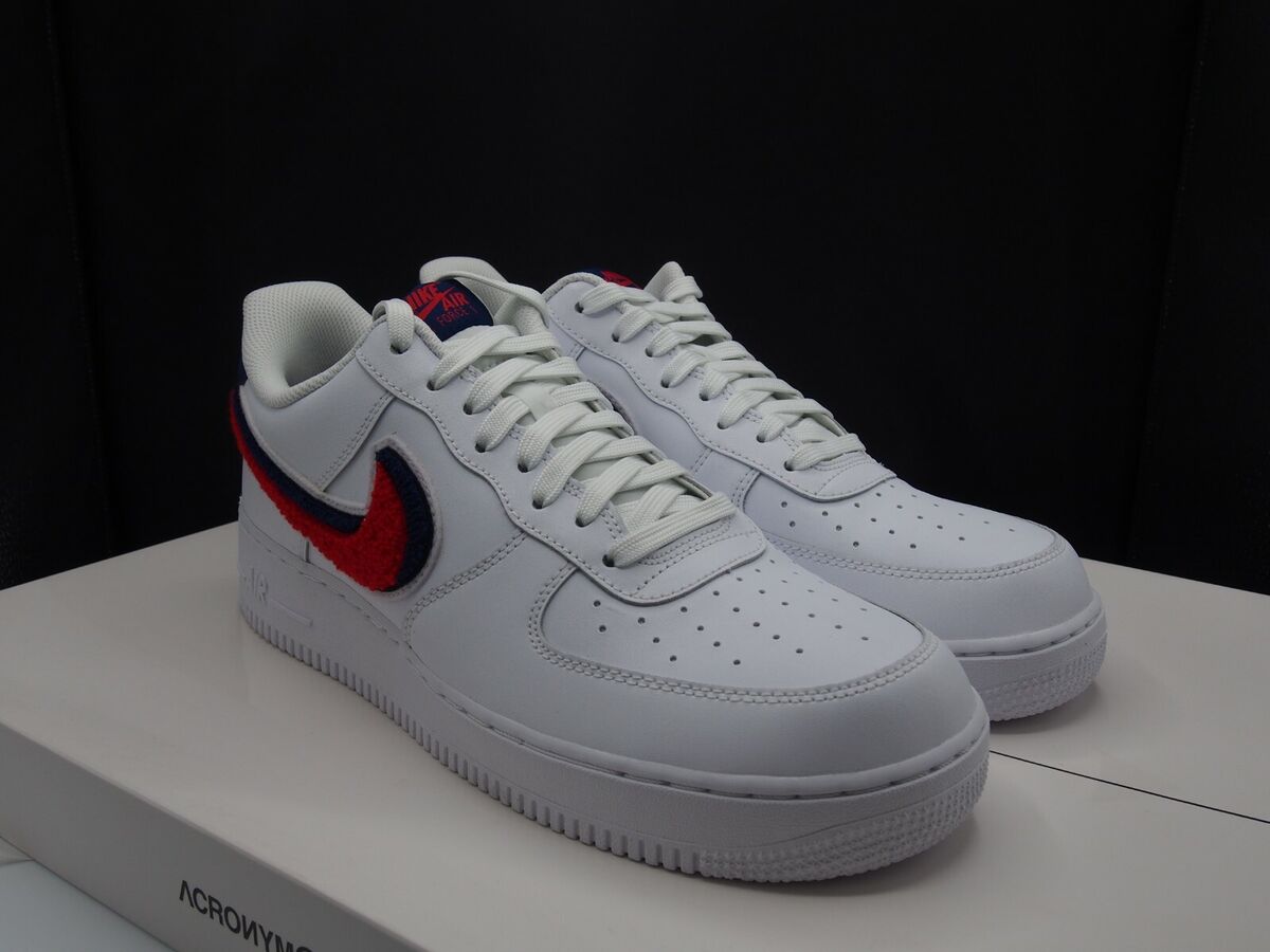 Nike Air Force 1 '07 LV8 White/University Red-Blue Void - 823511