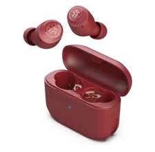 JLab Go Air Pop True Wireless Bluetooth Earbuds Touch Sensors Dual Connect - Red