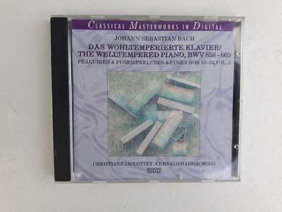 CD Bach, Das wohltemperierte Klavier, 858-869, Classical Masterworks in Digital