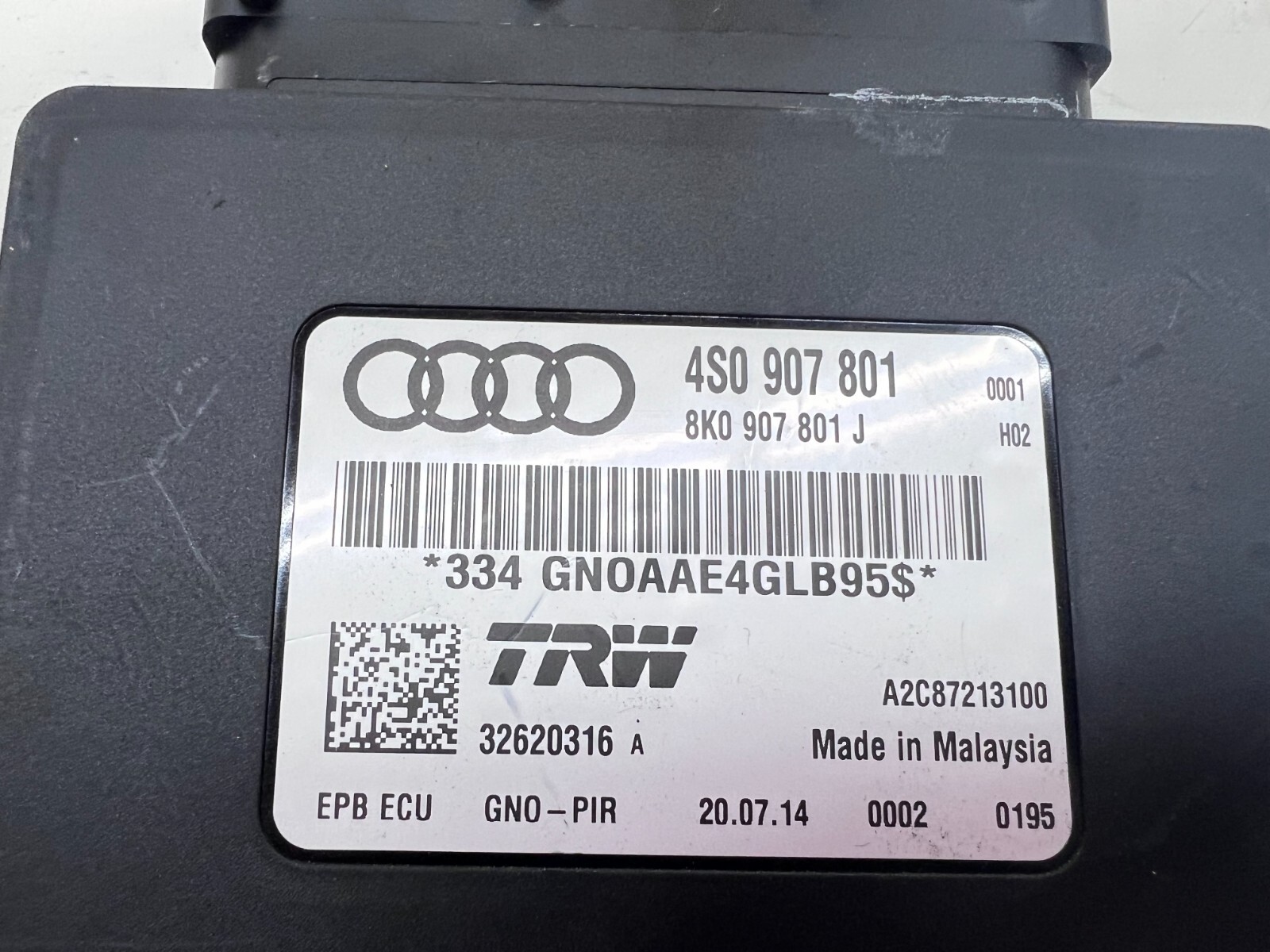 LAMBORGHINI HURACAN LP580 LP610 EVO EPB CONTROL UNIT MODULE OEM 4S0907801