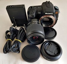Sony Alpha DSLR-A200 10.2MP Digital SLR Camera - Black W/DT 18-70mm Lens 