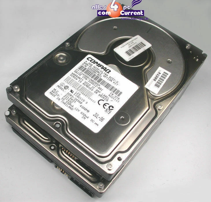 68-PIN SCSI ULTRA WIDE FESTPLATTE COMPAQ 4300MB DDRS-34560 21L9433 HDD n601 - Bild 1 von 1