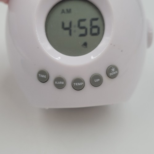 Galaxy Clock Star Projector Night Light Digital Alarm Clock Wave Nature Sounds - Picture 14 of 15