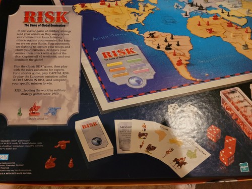 1999 Parker Brothers Hasbro Risk Board Game of Global Domination| Complete - Picture 6 of 7
