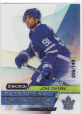 20/21 SYNERGY..JOHN TAVARES..EXCEPTIONAL STARS../749..ACETATE..MAPLE LEAFS
