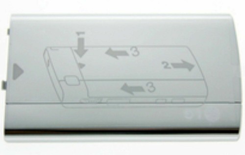 GENUINE LG Incite CT810 BATTERY COVER Door SILVER bar GSM cell phone back cromo