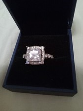 New Created TOPAZ RING set In 925 Sterling Silver High Quality With Ring Box S.7
