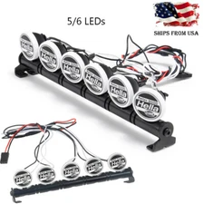 5/6 LEDs Light Bar Roof Lamp for 1:10 RC Crawler SCX10 SCX10 II CC01 TRX4