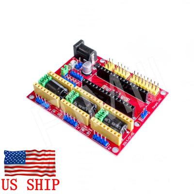 CNC Shield V4 Engraving Machine Stepper Motor Driver for Arduino US Stock