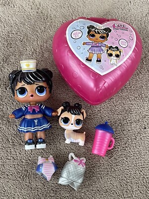 LOL Surprise Doll Big Sister Pink Bubbly Surprise Sailor Qt Puppy Pet  UK