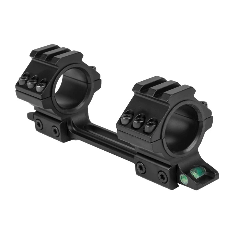 Optics Scope Mount 11mm Dovetail Rail w/Bubble Level with 25.4mm/30mm Dual Rings - Image 2 of 4