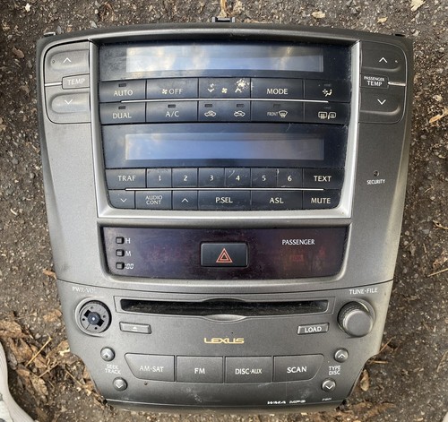 2007-2009 Lexus IS350 IS250 Radio With Climate Control 86120-53320 OEM