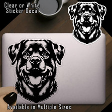 Rottweiler Vinyl Decal Sticker Indoor Outdoor 4 Sizes