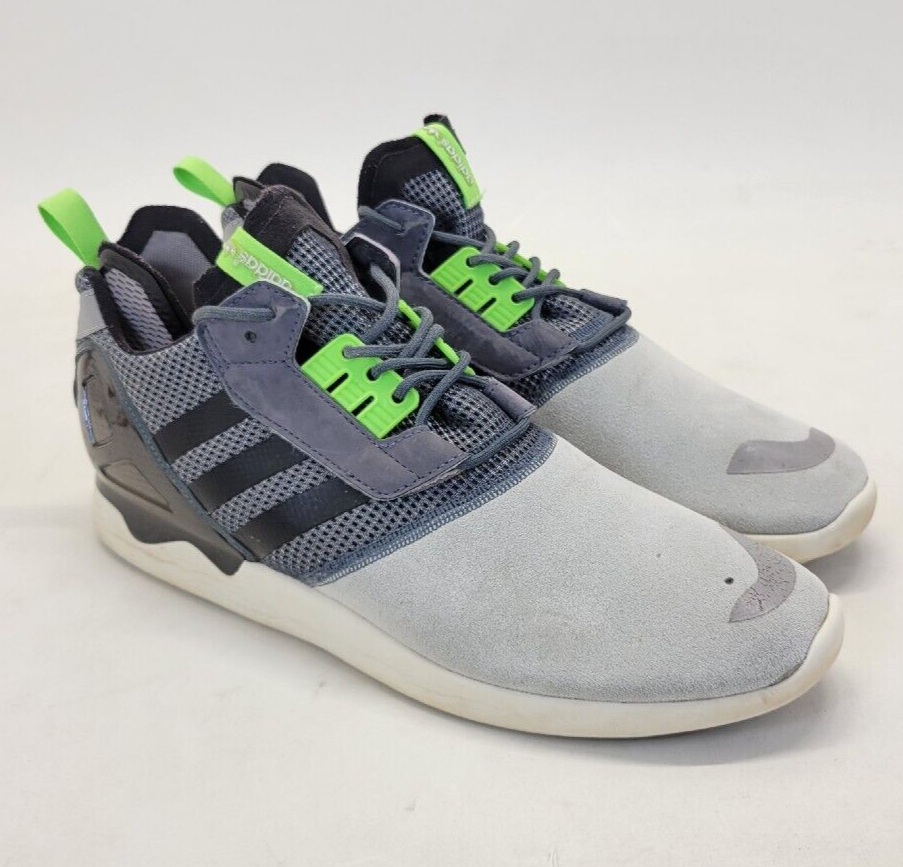 よしです Adidas ZX 8000 Boost Grey Green Black Sz 13 Mens Running Shoes