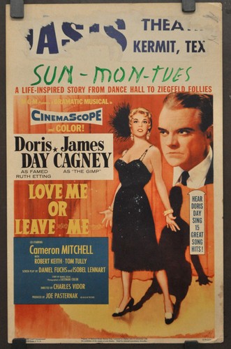 Love Me Oder Leave Me 1955 Orig 14X22 Wc Film Poster Doris Tag James ...