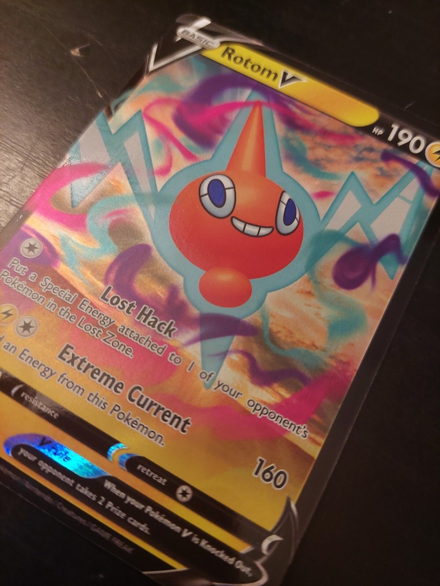 Rotom V (SWSH257) Full-Art Pokemon card