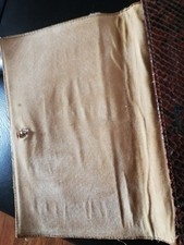 Vintage Real Snake skin Leather Clutch Bag 1970s