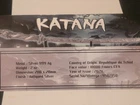 2024 Chad Katana Sword Shaped Coin 2 oz Silver in Protected Capsule