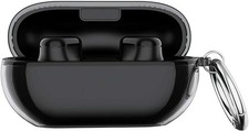 Case Cover for Beats Solo Buds,Headphones Protective,Soft Transparent Black