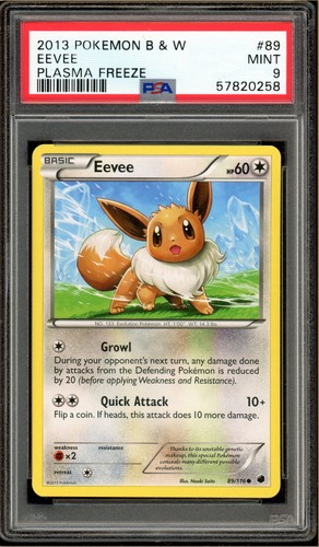 Eevee graded PSA 9 for sale on eBay