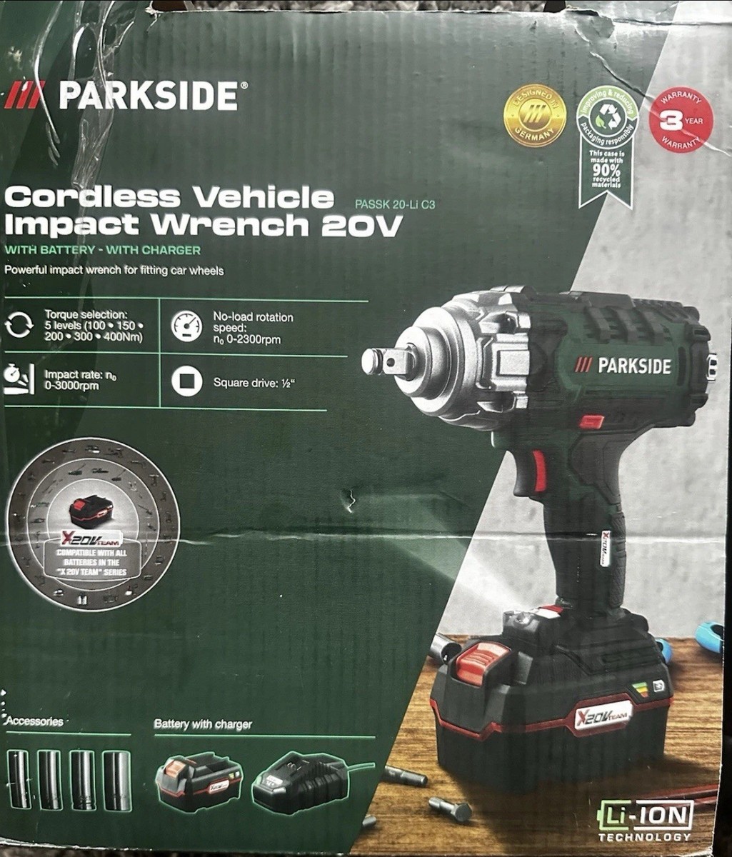 Parkside C3 Impact Wrench Cordless Impact Wrench - Main Image