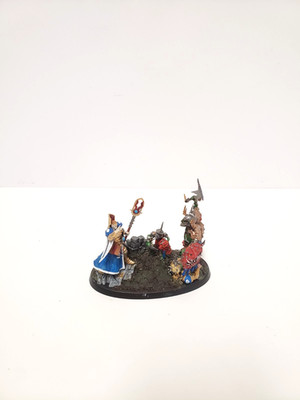 Killaboss with Stab-grot vs Knight Arcanum Warhammer AoS Showdown