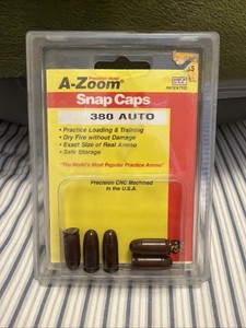 A-Zoom Snap Caps 380 ACP Aluminum Training Round 5 pack 15113