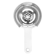 Cocktail Sieb 1Stk Edelstahl Bar Sieb f&uuml;r Getr&auml;nke Bar Ger&auml;t (Silber Ton 160mm)