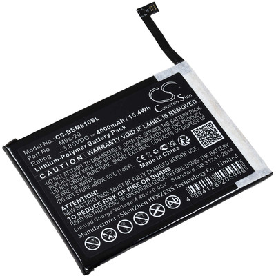 Akku für Beafon M6S M6S Premium Handy 3,85V 4000mAh/15,4Wh Li-Polymer Schwarz