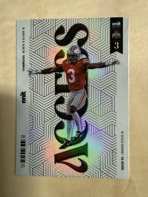 Lorenzo Styles Jr 2025 Onit Black ACCESS Holo - Ohio State Buckeyes - #A-13