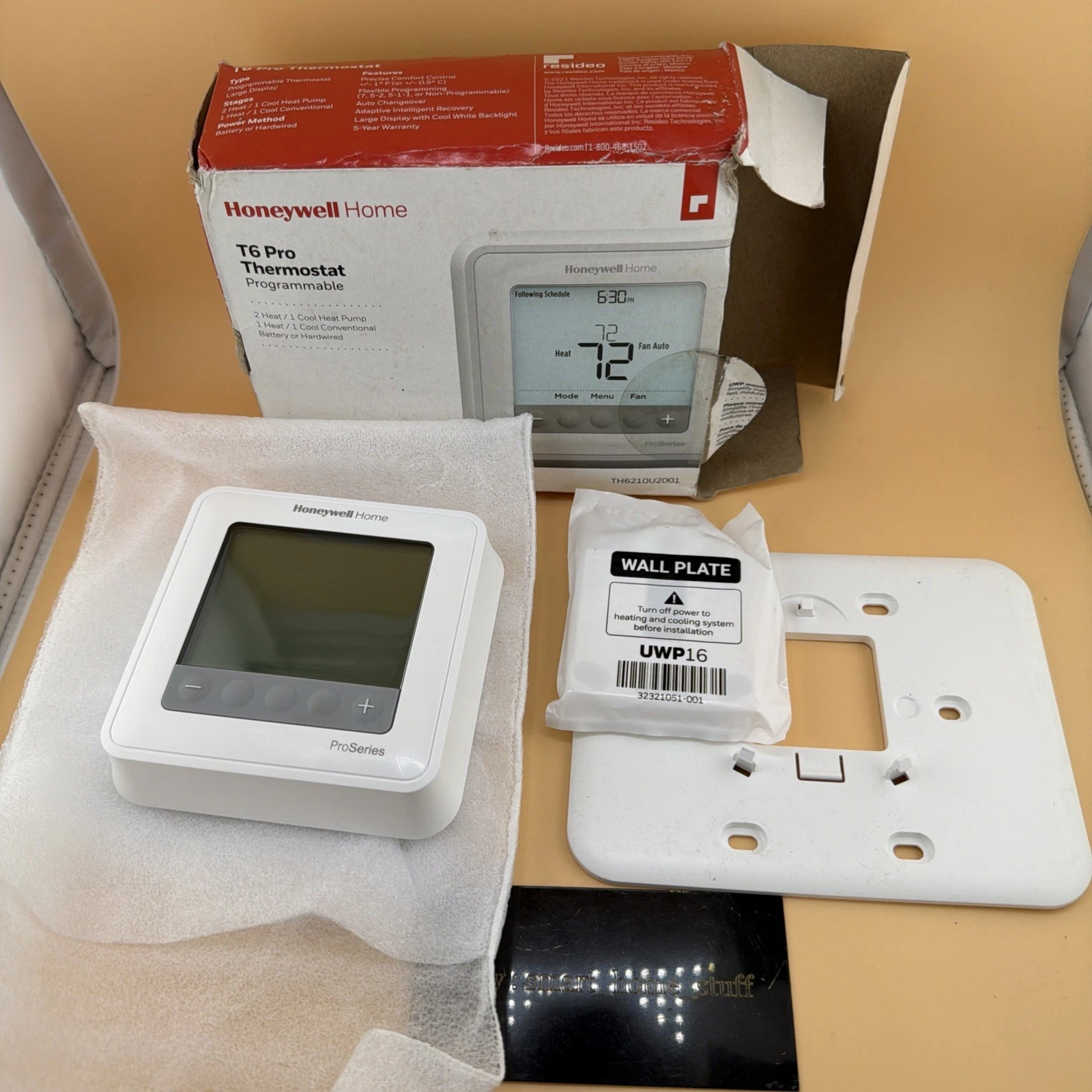 Honeywell Home TH6320U2008 T6 Pro Programmable Thermostat
Opens in a new window or tab