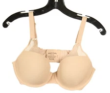 Vanity Fair Bra Women’s 38C Beige Underwire Contour Smoother Breathable Stretch