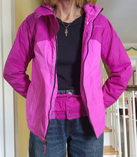 Columbia Sportswear girl's hooded full zip ski puffer jacket, L 14/16 , pink