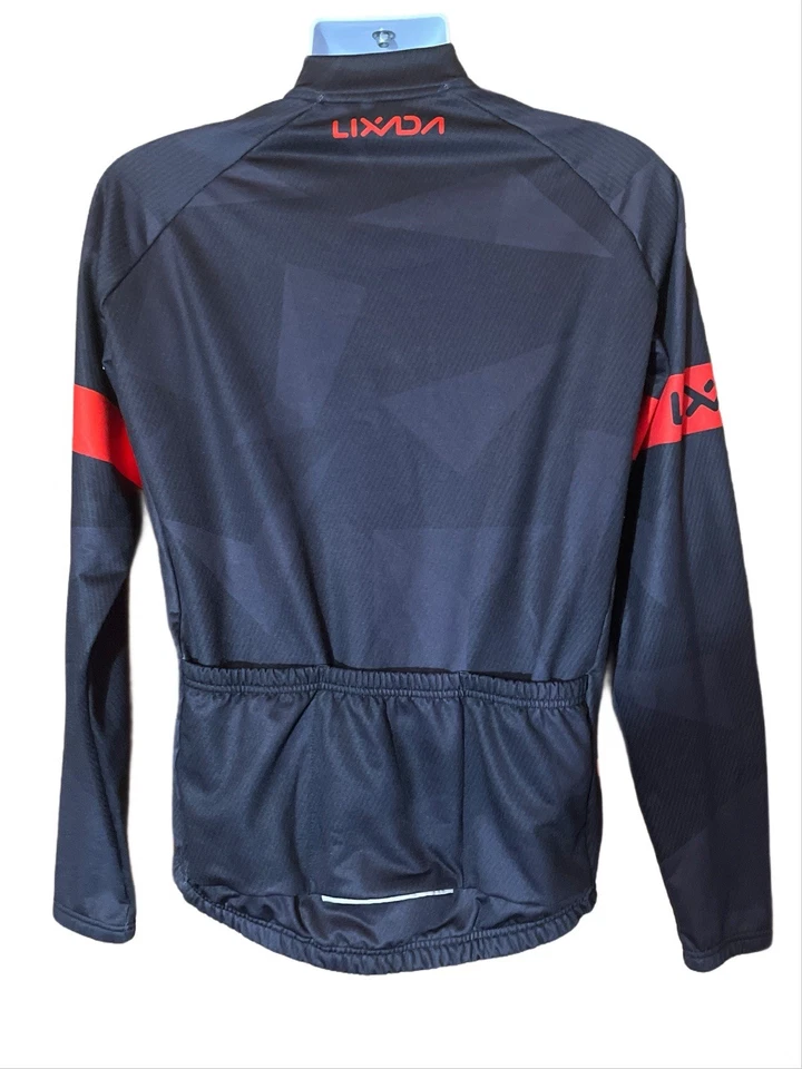 Chaqueta de ciclismo LIXADA térmica polar cremallera completa para hombre XL Foto 2 de 4