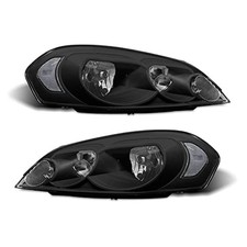 Headlight Assembly Left Right for 2006-2013 Chevy Impala 14-15 Impala Black