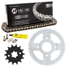 Sprocket Chain Set for Yamaha SR125 14/49 Tooth 428 Rear Front Combo Kit