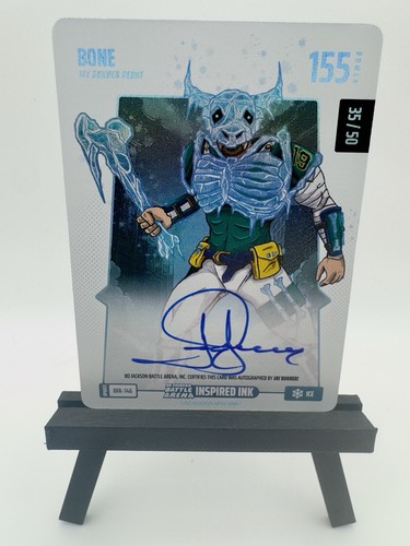 “Bone” Jay Buhner - Bo Jackson Battle Arena - Ice Foil Autograph /50 - BFA-146